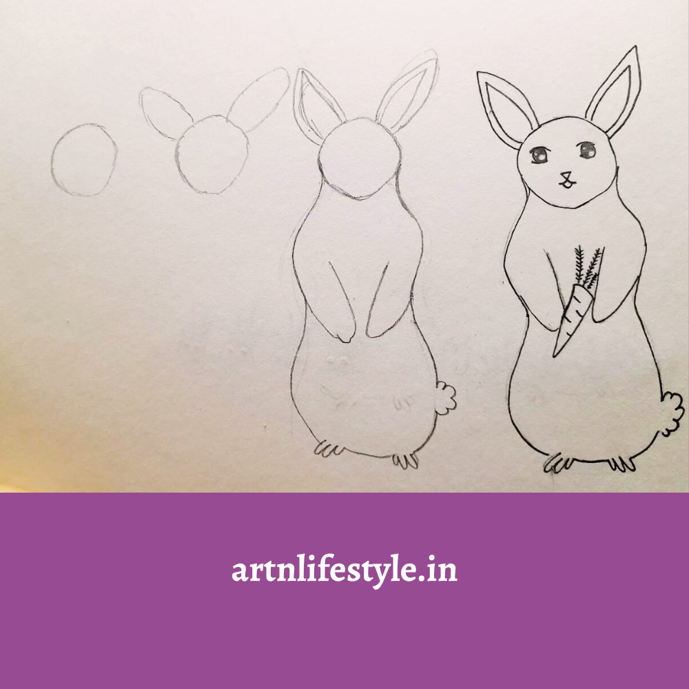 how to draw a carrot