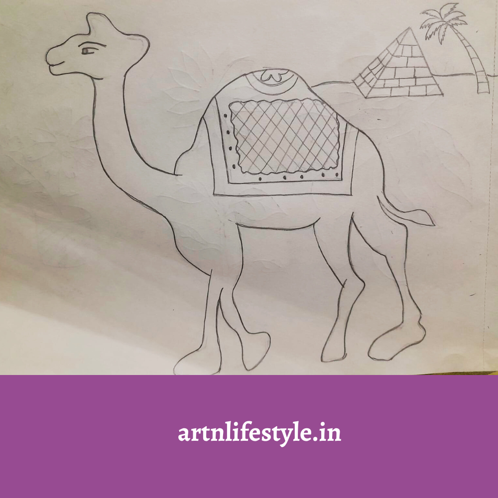 easy drawing ideas - camel