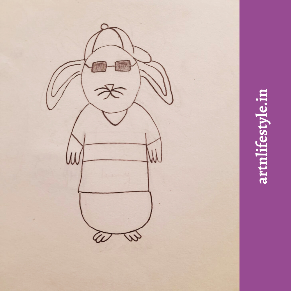 easy bunny drawing