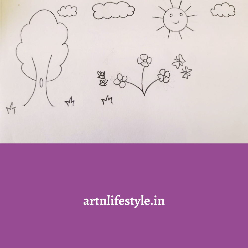 easy summer drawings for kids