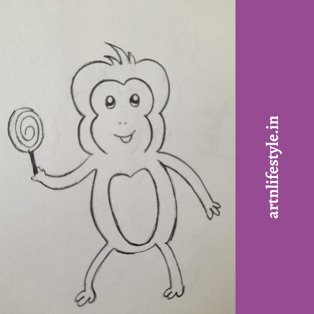monkey drawing ideas