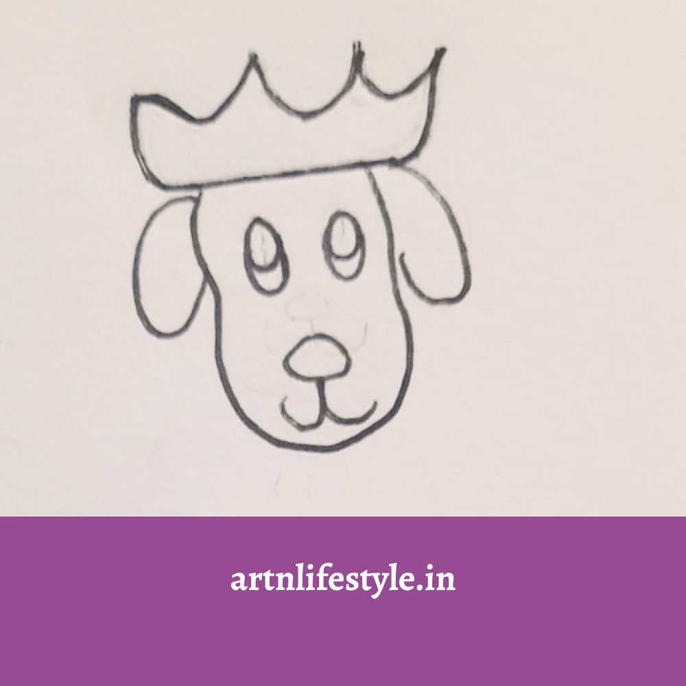 easy dog drawing
