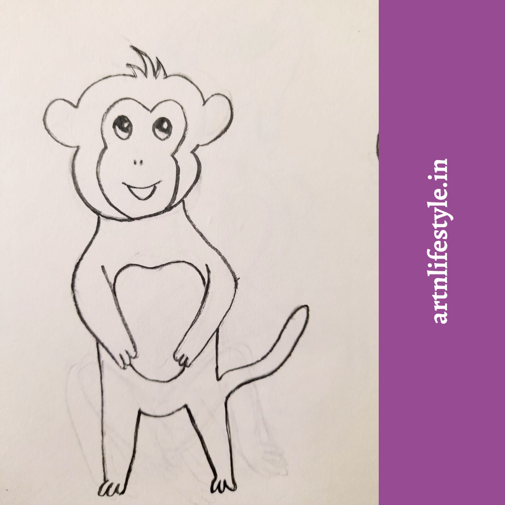 monkey drawing ideas