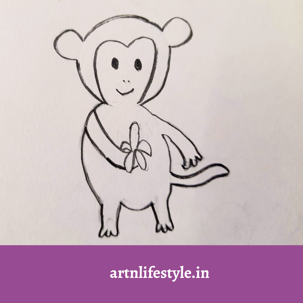 monkey drawing ideas