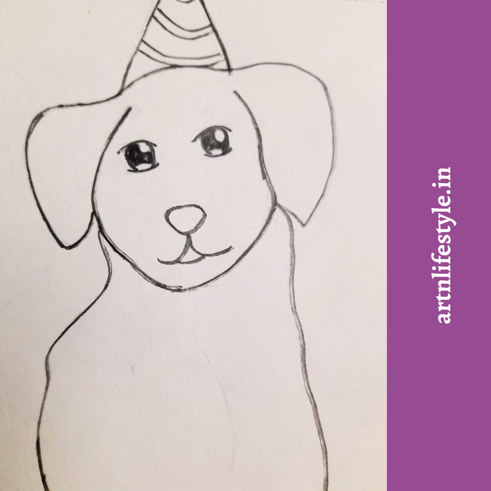 easy dog drawing