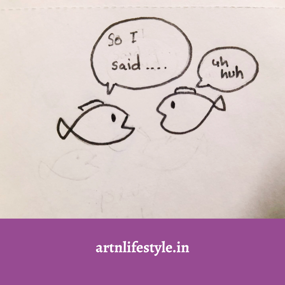 easy fish drawings
