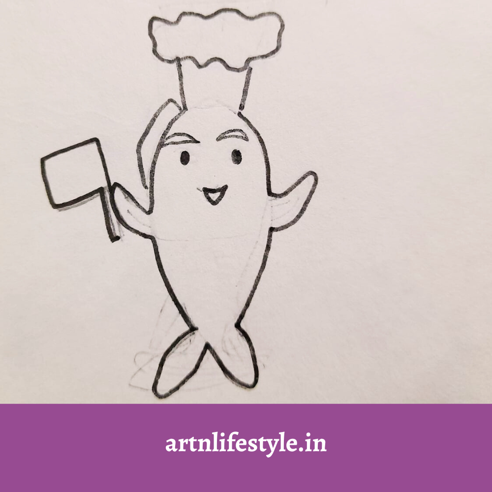 easy fish drawings