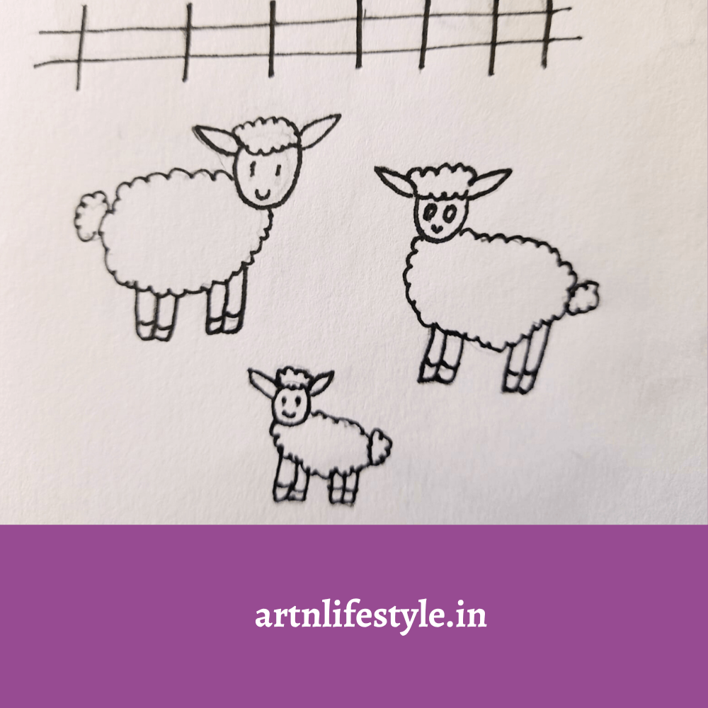 cute animal drawing for kids