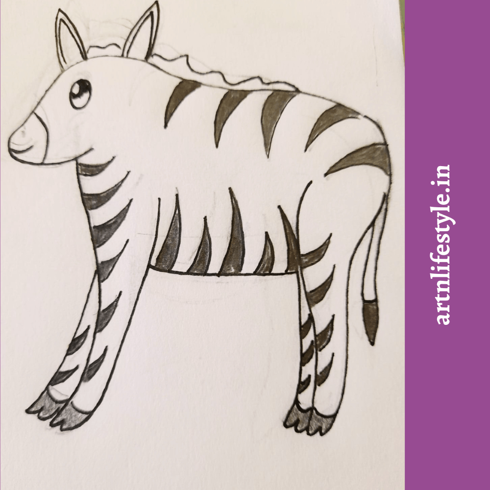 cute animal drawing for kids