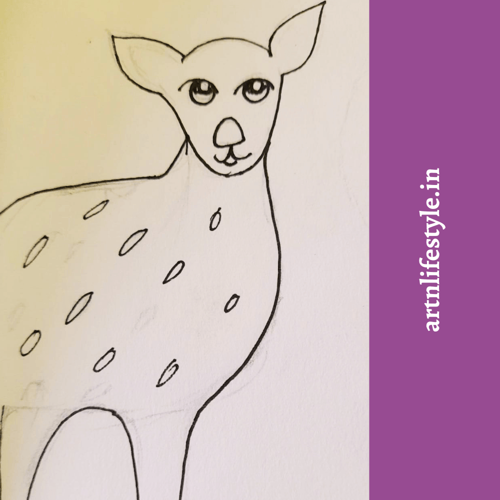 cute animal drawing for kids