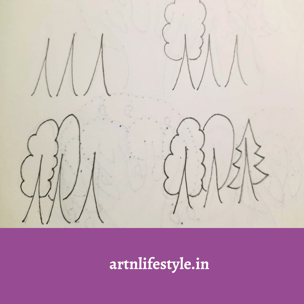 draw a tree for kids 