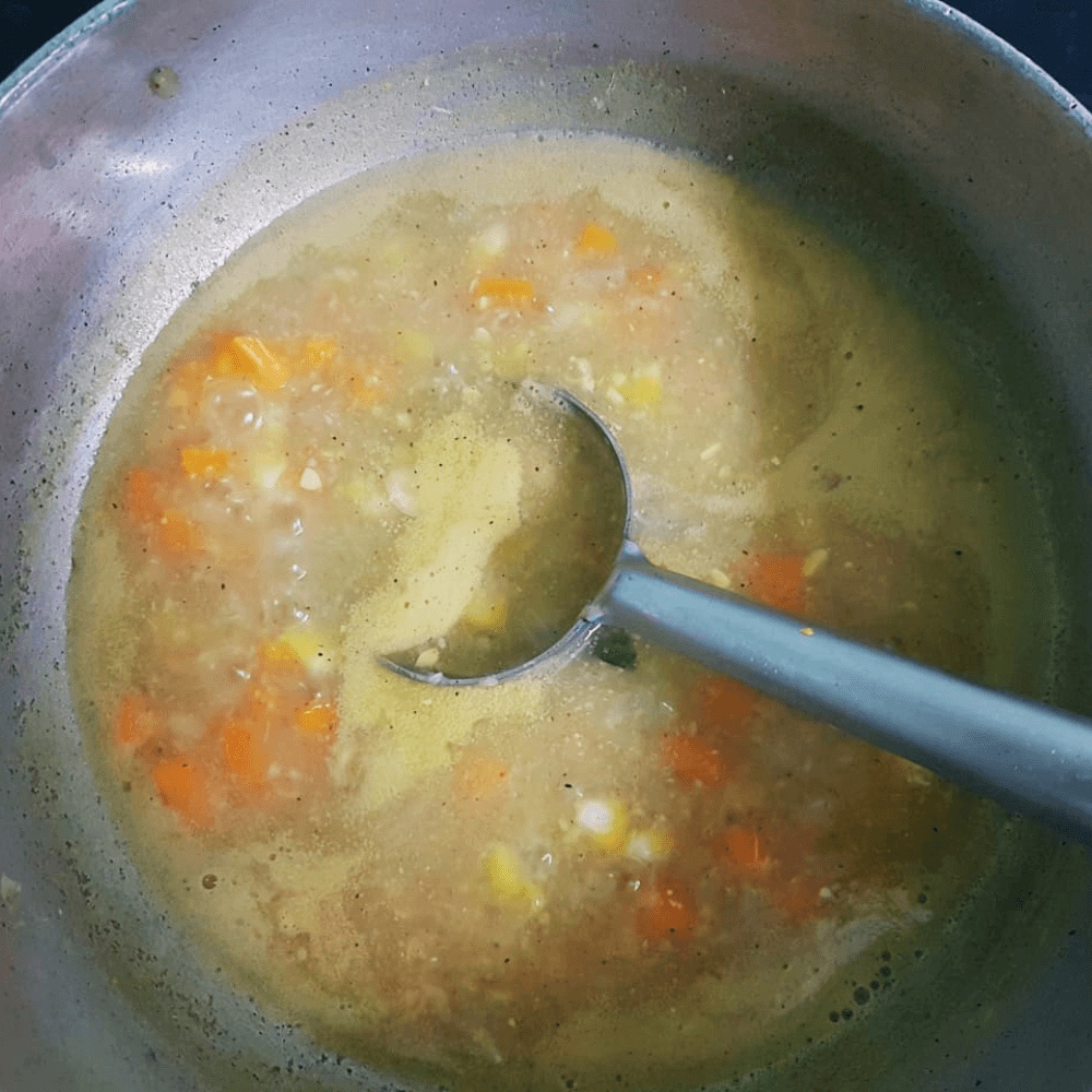 sweet corn veg soup recipe