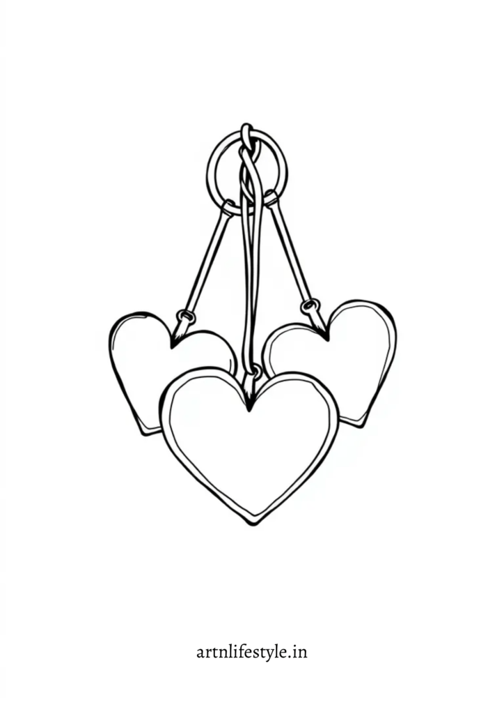 free valentines day colouring pages