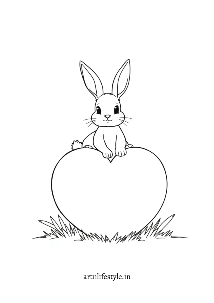 free valentines day colouring pages