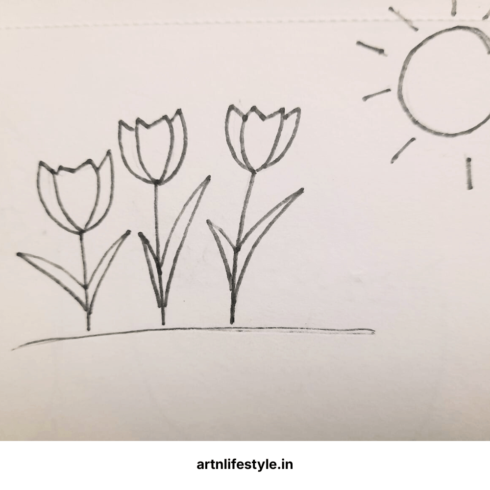 cute spring drawing ideas