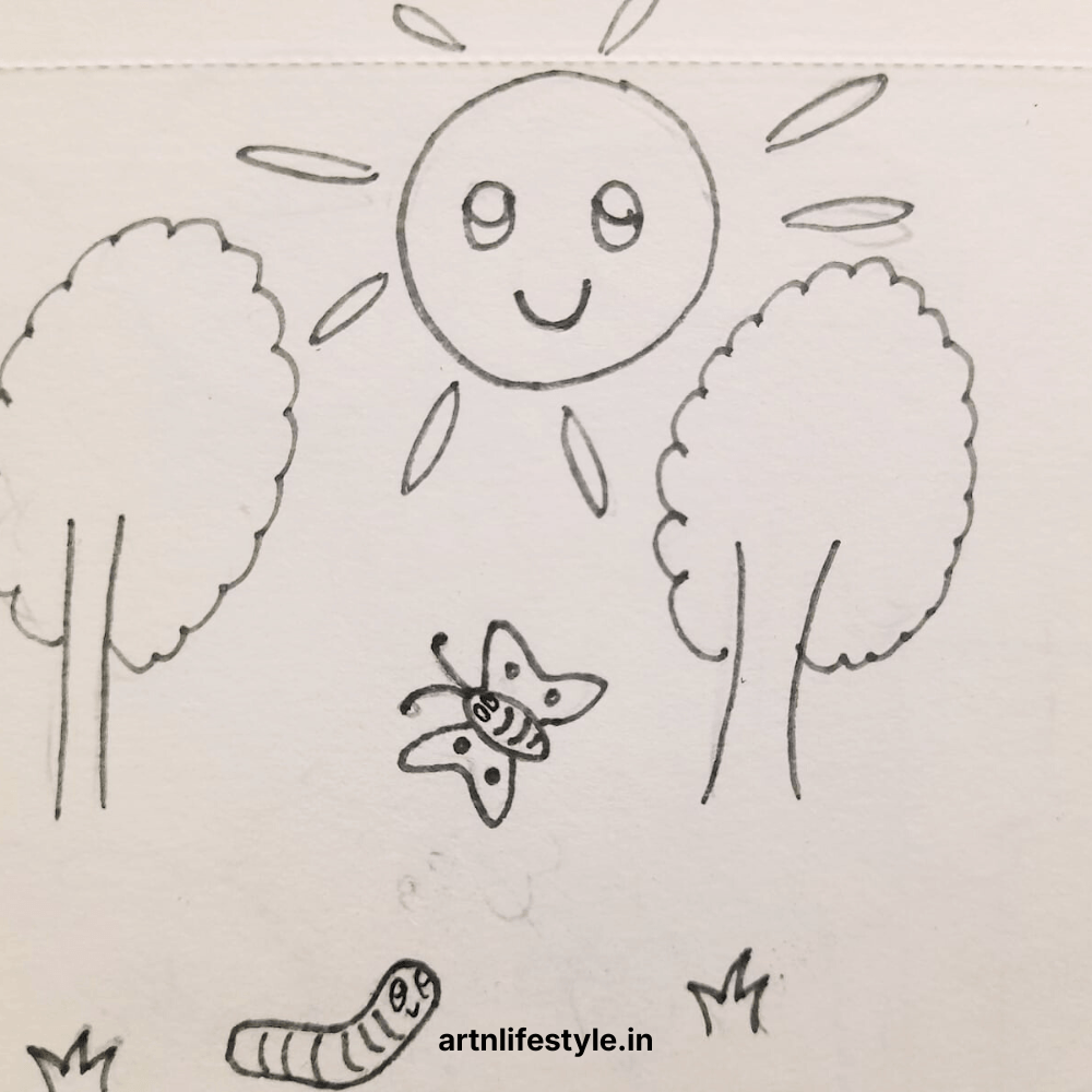 cute spring drawing ideas