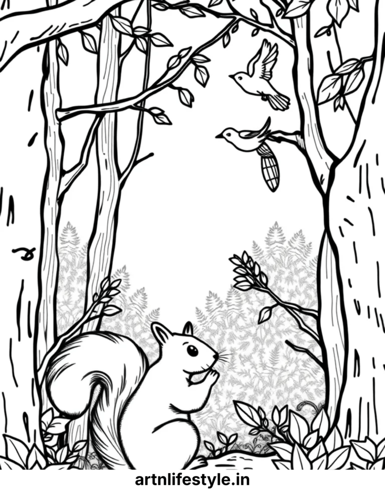 free spring color pages