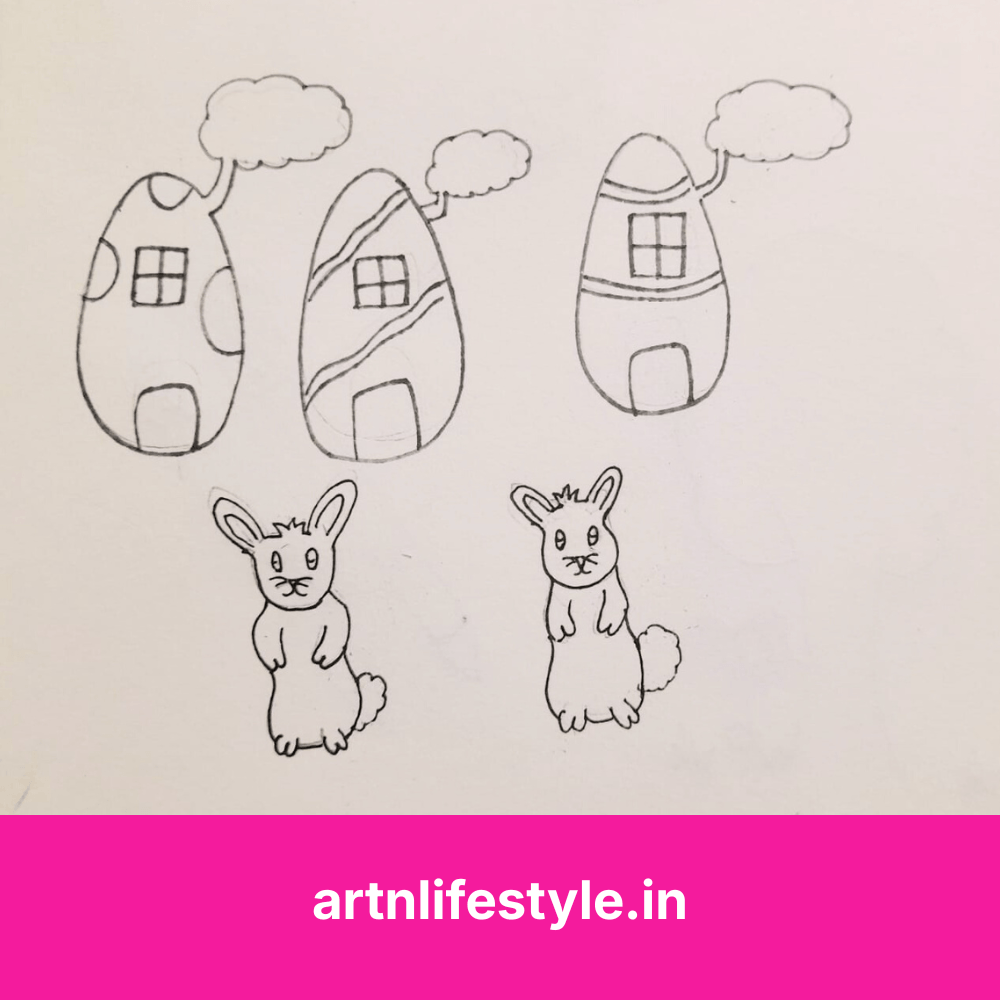 easy easter drawings
