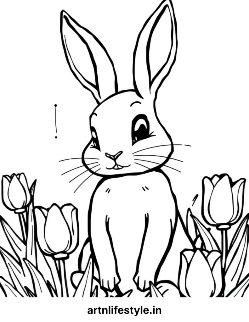 free spring color pages